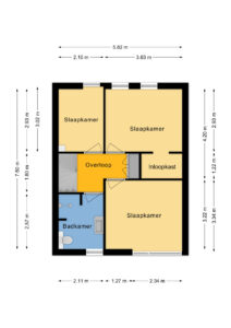 Plattegrond De Fazant 71 - Hoogeveen – Plattegrond 2