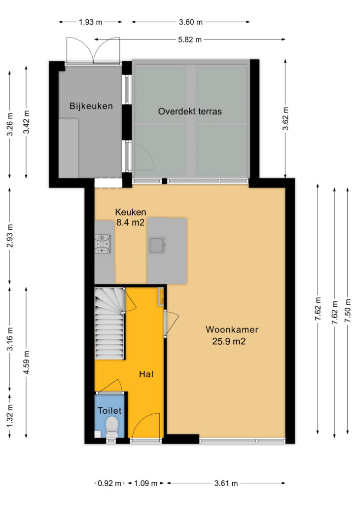 Plattegrond De Fazant 71 - Hoogeveen – Plattegrond 3