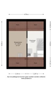 Plattegrond De Schoof 5 - Hoogeveen – Plattegrond 4