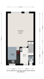 Plattegrond De Schoof 5 - Hoogeveen – Plattegrond 5