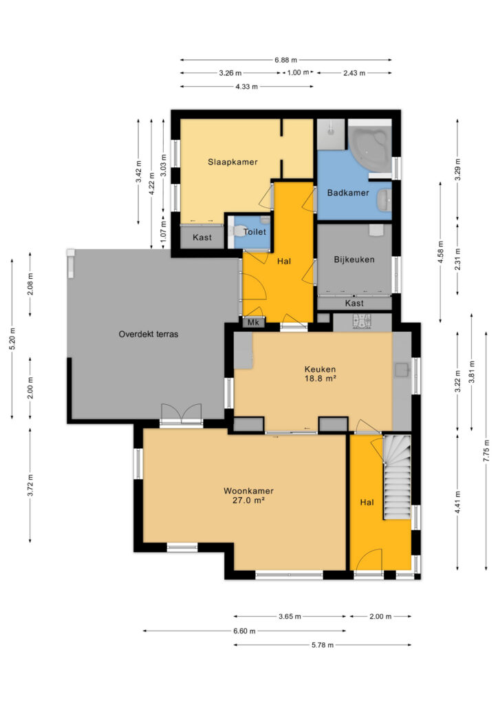 Plattegrond Kolonieweg 18 - Balkbrug – Plattegrond 7