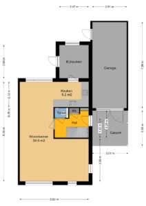 Plattegrond Hennepkamp 14 - Hoogeveen – Plattegrond 3