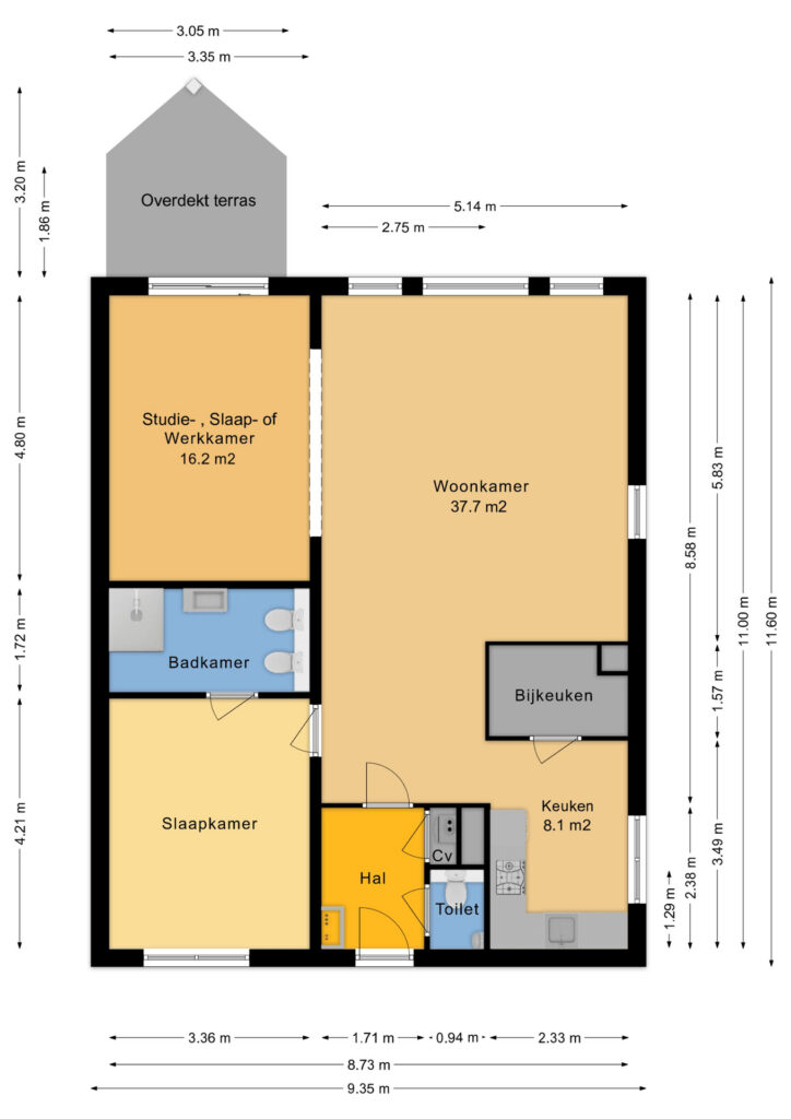 Plattegrond Stationsplein 5 - Hoogeveen – Plattegrond 3