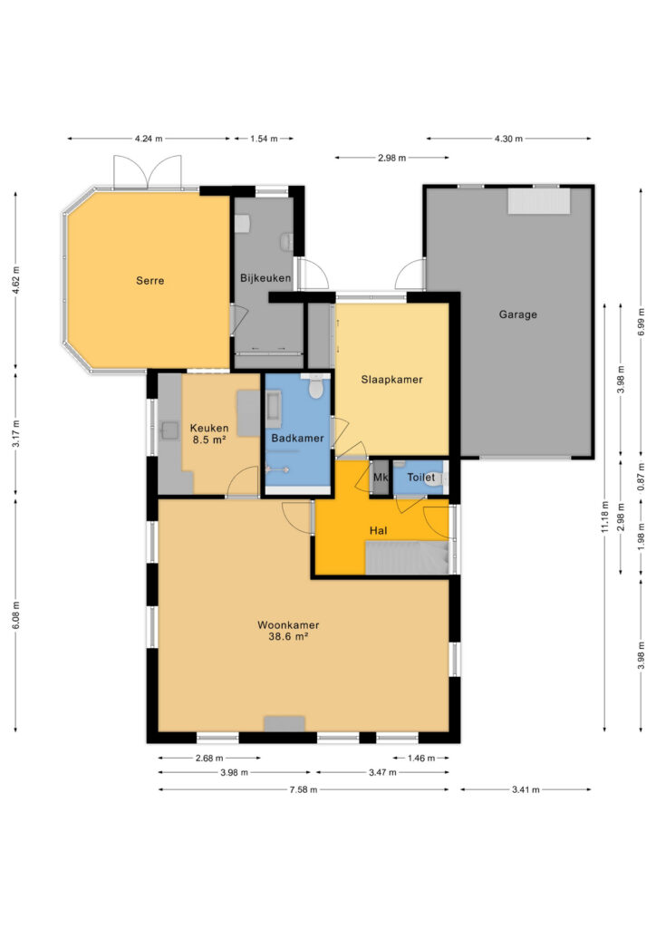 Plattegrond Kienstobbe 9 - Zuidwolde – Plattegrond 4