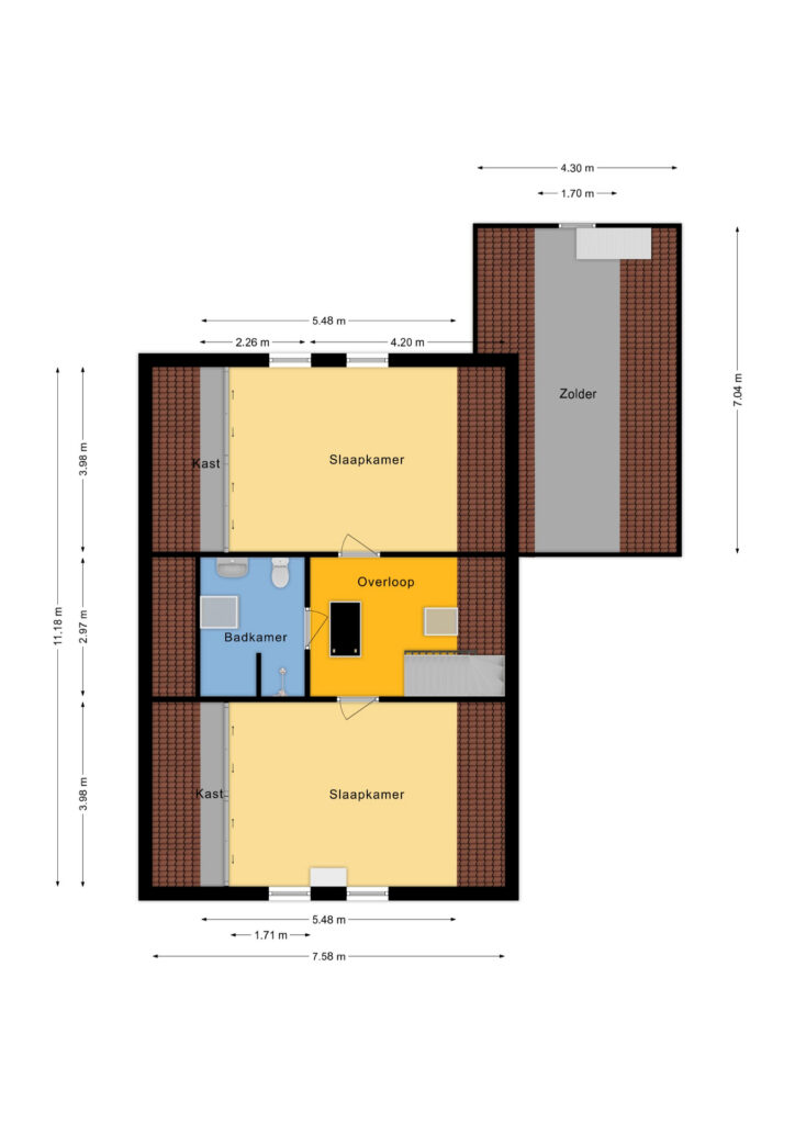 Plattegrond Kienstobbe 9 - Zuidwolde – Plattegrond 2