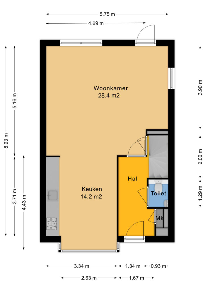 Plattegrond Boswitje 11 - Hoogeveen – Plattegrond 5