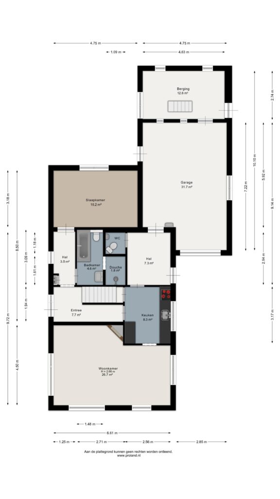 Plattegrond Kamperfoeliestraat 9 - IJhorst – Plattegrond