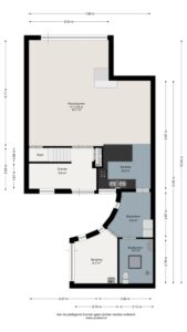 Plattegrond van Leeuwenhoekstraat 116 - Hoogeveen – Plattegrond 3