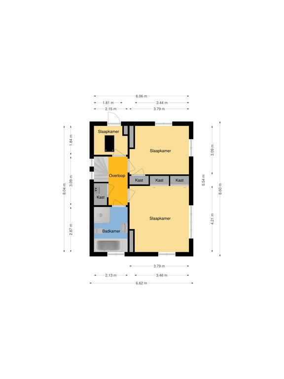 Plattegrond Hoofdstraat 59a - Zuidwolde – Plattegrond 3