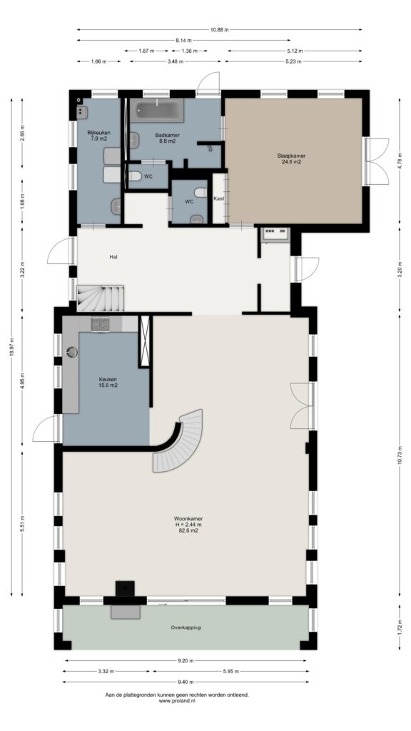 Plattegrond Vuile Riete 40 - Linde – Plattegrond 2