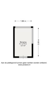 Plattegrond Maas 21 - Hoogeveen – Plattegrond 3