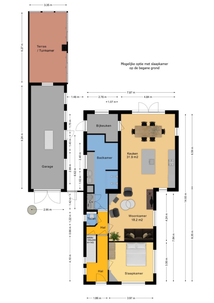 Plattegrond Oosterweg 8 - Zuidwolde – Plattegrond 5