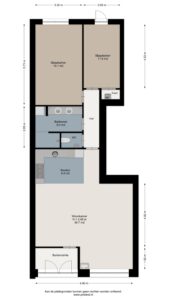 Plattegrond Grote Kerkstraat 60 - Hoogeveen – Plattegrond 2