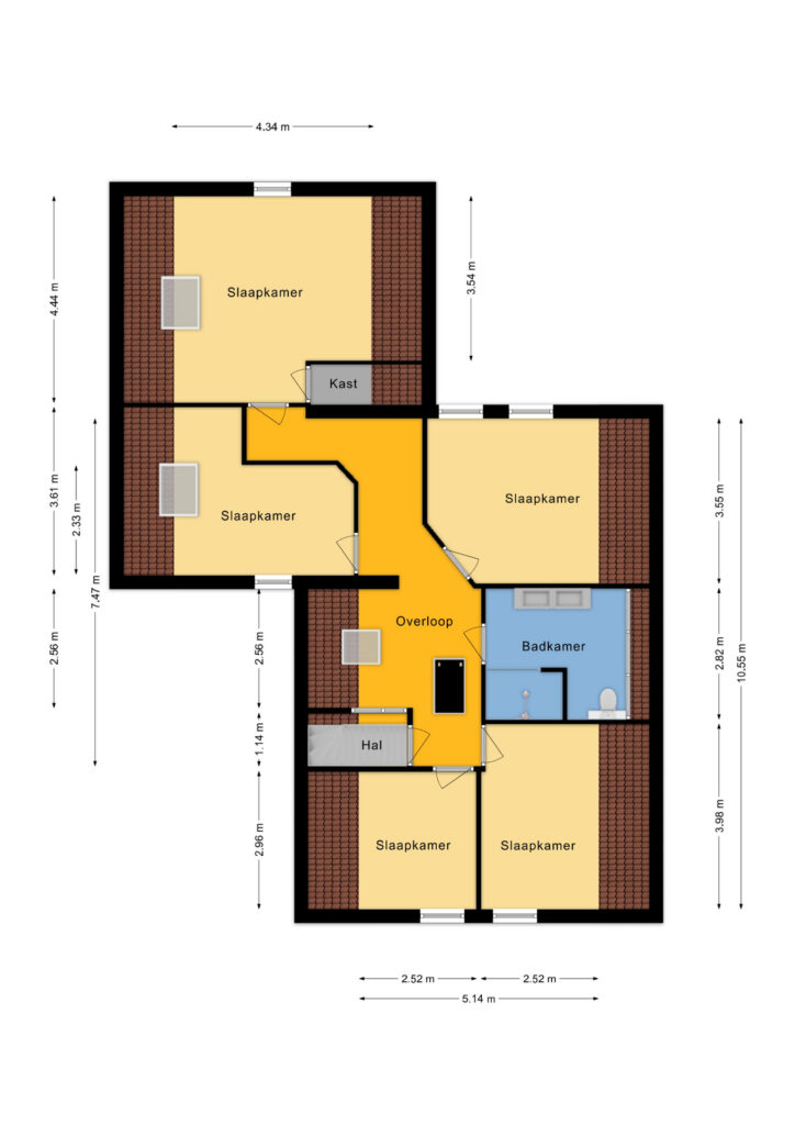 Plattegrond 't Jaagpad 14 - Veeningen – Plattegrond 2