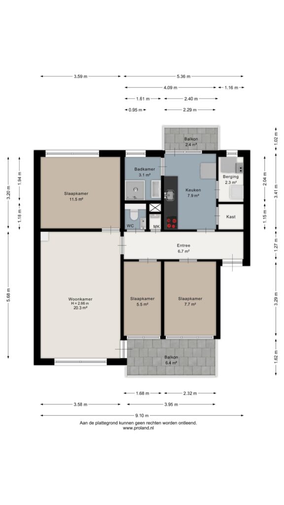 Plattegrond Tulpenstraat 1 - Hoogeveen – Plattegrond 2