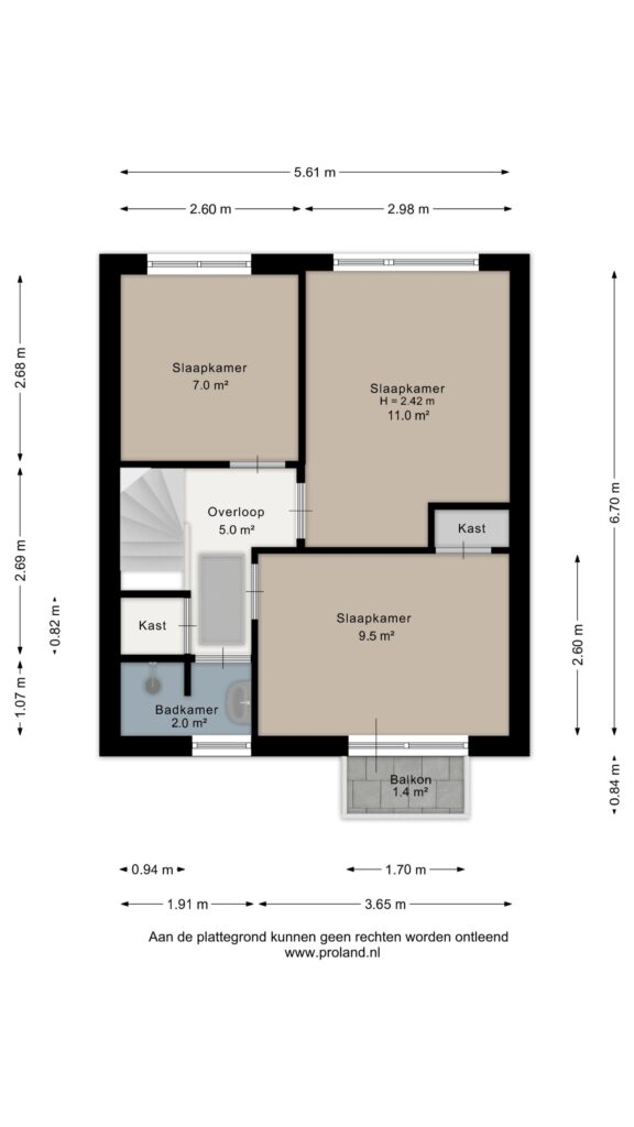 Plattegrond Prinses Marijkestraat 24 - Hoogeveen – Plattegrond 3