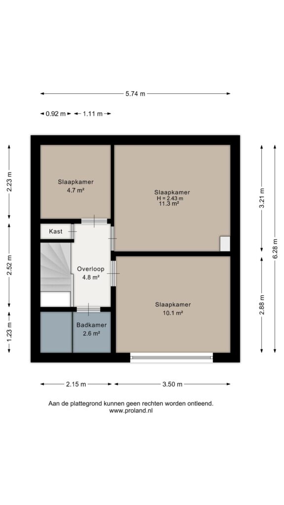 Plattegrond Lindenlaan 8 - Geesbrug – Plattegrond 3