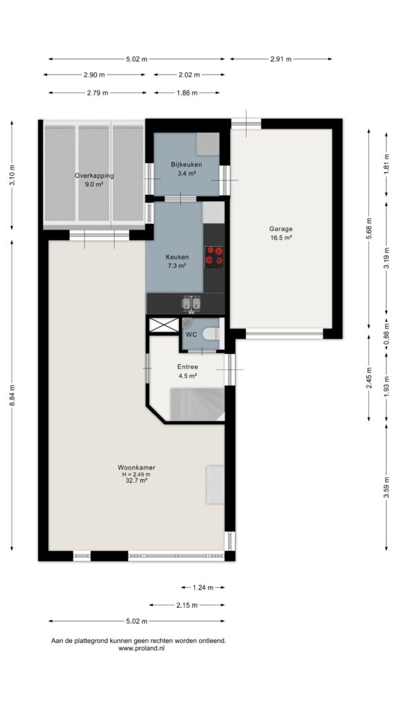 Plattegrond Ywehof 37 - IJhorst – Plattegrond 3