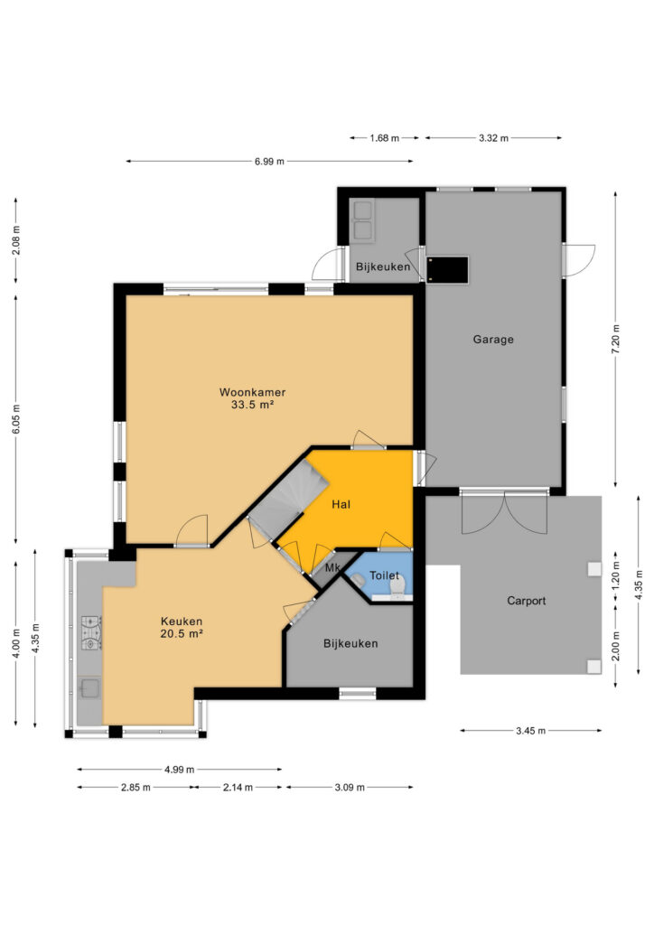 Plattegrond Waardeel 2 - Zuidwolde – Plattegrond 4