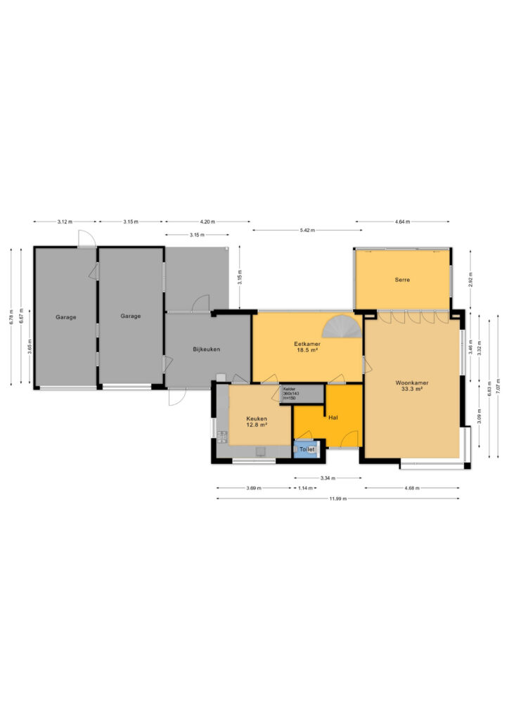 Plattegrond Prinses Beatrixstraat 11 - Hoogeveen – Plattegrond 4