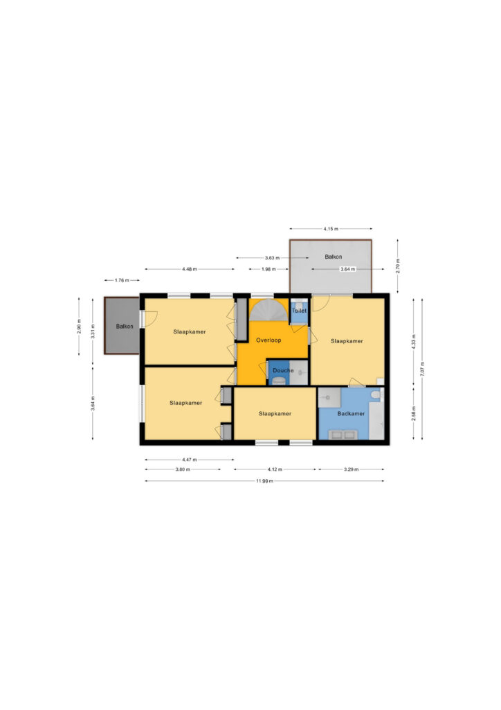 Plattegrond Prinses Beatrixstraat 11 - Hoogeveen – Plattegrond 6
