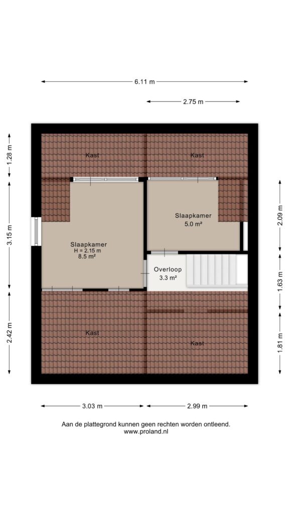 Plattegrond Bernhardlaan 47 - Zuidwolde – Plattegrond 2