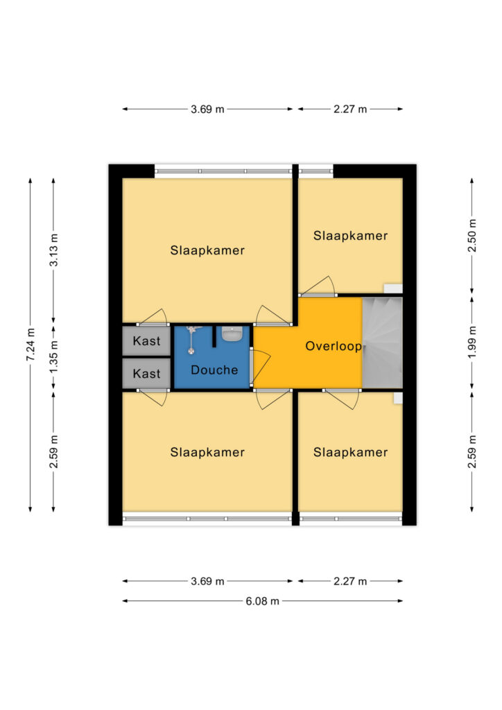 Plattegrond Seringenlaan 101 - Hoogeveen – Plattegrond 7