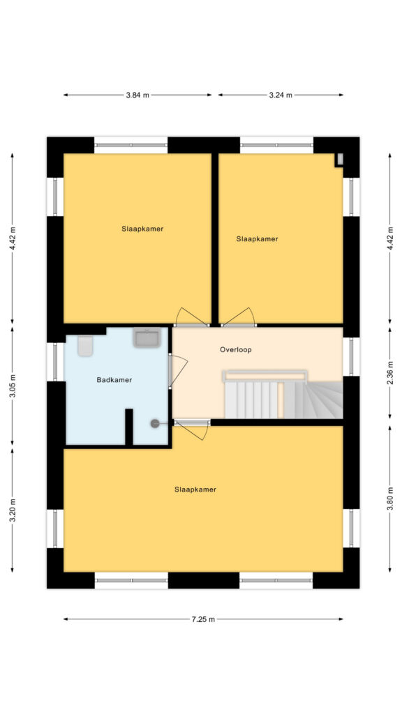 Plattegrond Den Ekel 9 ong - Zuidwolde – Plattegrond 3