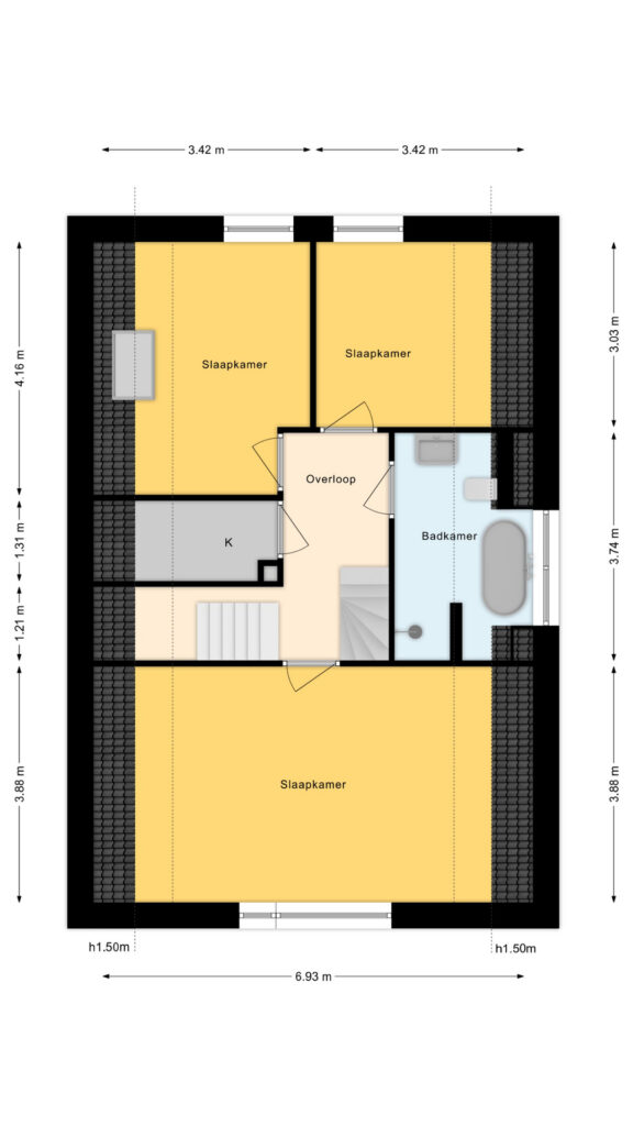 Plattegrond Het Hooge Veld 27 ong - Zuidwolde – Plattegrond 2