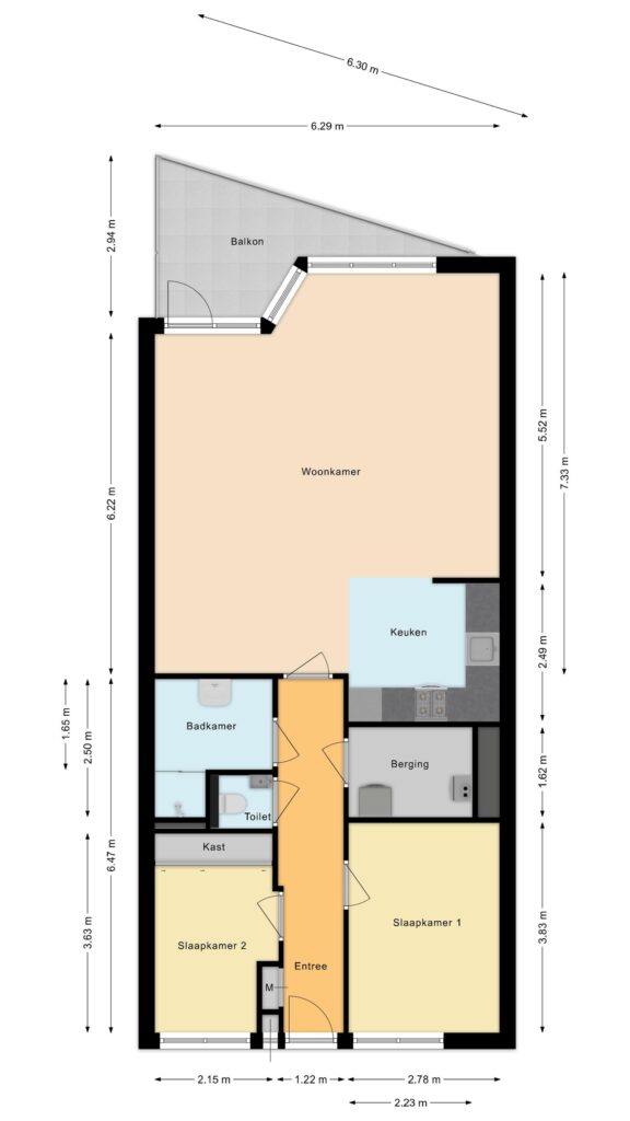 Plattegrond Aardenburg 45 - Hoogeveen – Plattegrond 3