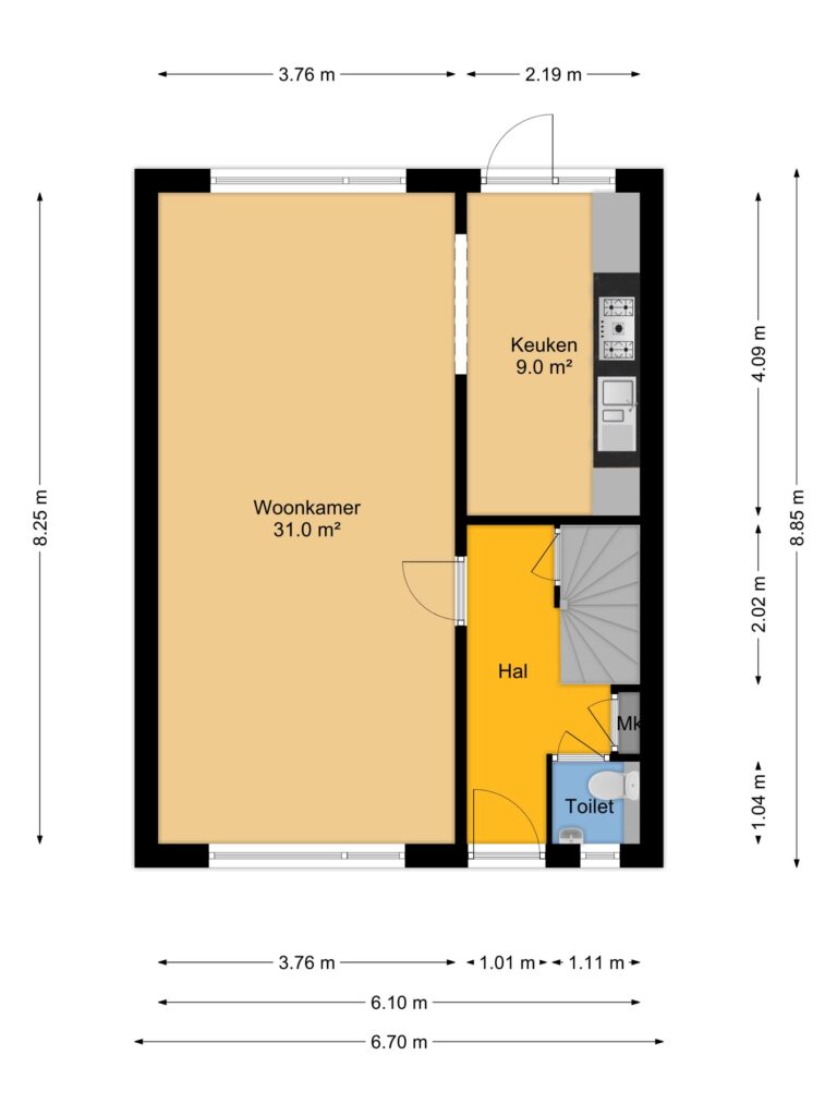 Plattegrond Rigel 34 - Hoogeveen – Plattegrond 4
