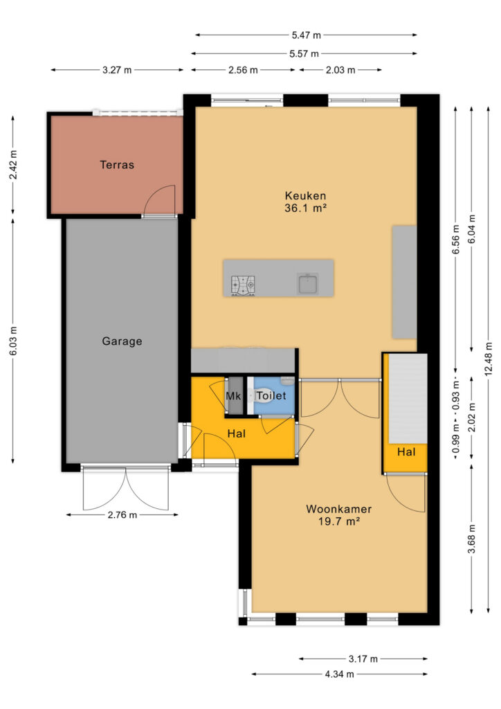 Plattegrond Drostenstraat 68 - Zuidwolde – Plattegrond 3