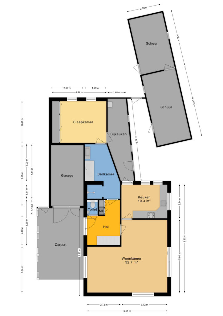 Plattegrond Kerkenbosweg 51 - Zuidwolde – Plattegrond 3