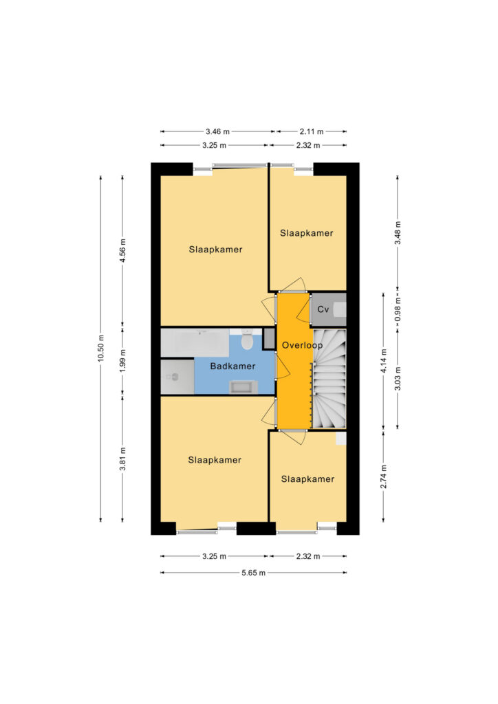 Plattegrond Meteorenlaan 24 - Hoogeveen – Plattegrond 5