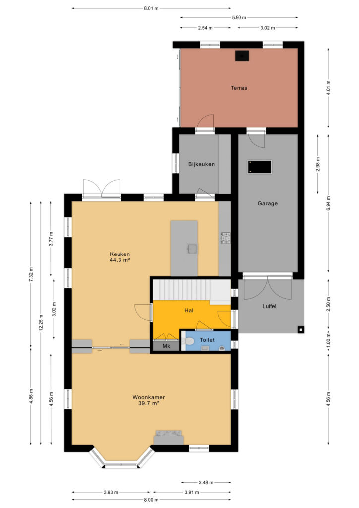Plattegrond Edelhert 4 - Hoogeveen – Plattegrond 4