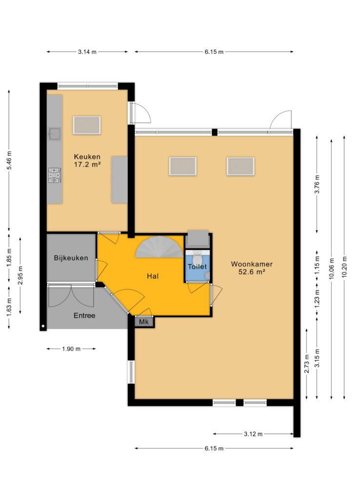 Plattegrond Steenderkamp 20 - Zuidwolde – Plattegrond 4