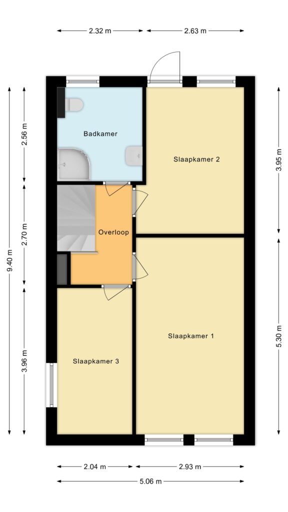 Plattegrond Dorpsstraat 73a - De Wijk – Plattegrond 2