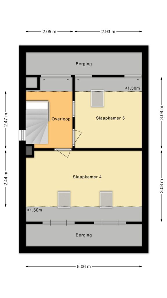 Plattegrond Dorpsstraat 73a - De Wijk – Plattegrond 3