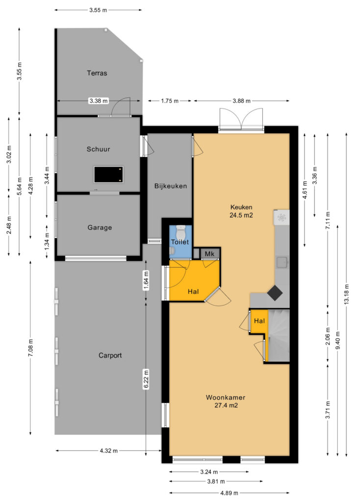 Plattegrond Etstoel 1 - Zuidwolde – Plattegrond 5