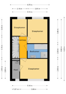 Plattegrond Keizersmantel 5 - Hoogeveen – Plattegrond 2