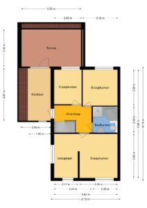 Plattegrond De Drift 9 - Hoogeveen – Plattegrond 3