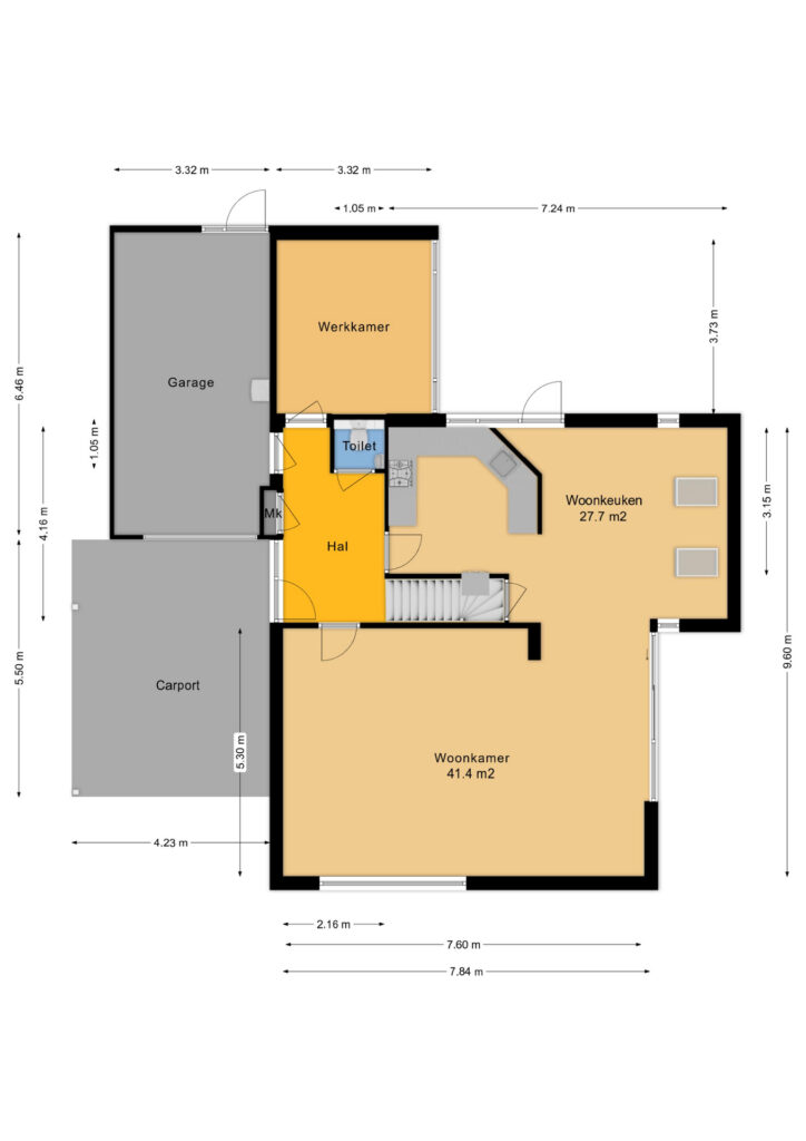 Plattegrond Copernicuslaan 7 - Hoogeveen – Plattegrond 3