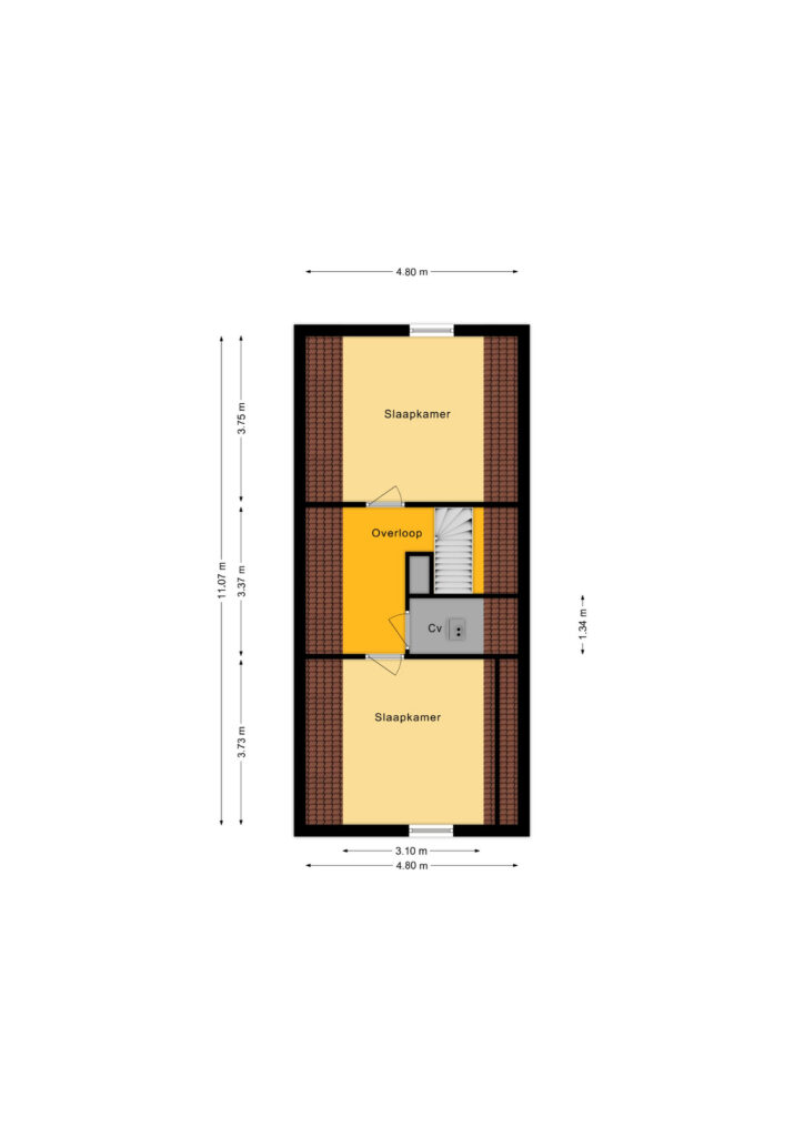 Plattegrond Mantinghstraat 5 - Hoogeveen – Plattegrond 3
