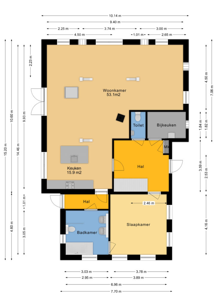 Plattegrond Bloemberg 34 - Veeningen – Plattegrond 3