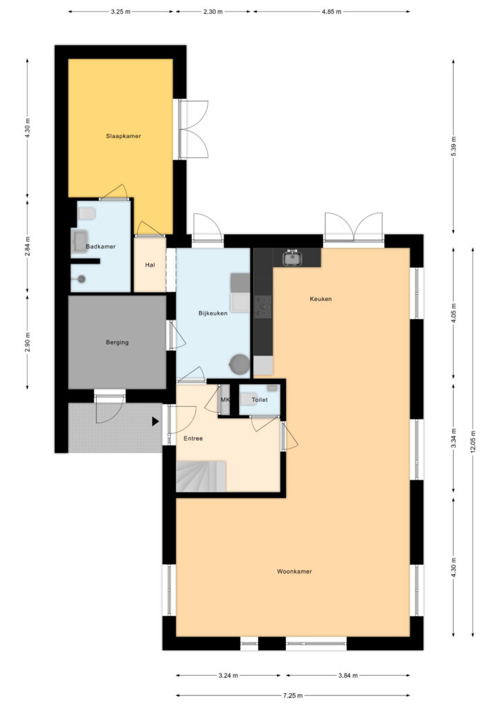 Plattegrond Spinwiefien 13 - Zuidwolde – Plattegrond 4