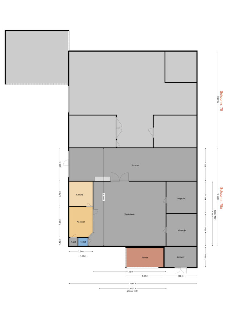 Plattegrond Dorpsstraat 78a - Koekange – Plattegrond 4