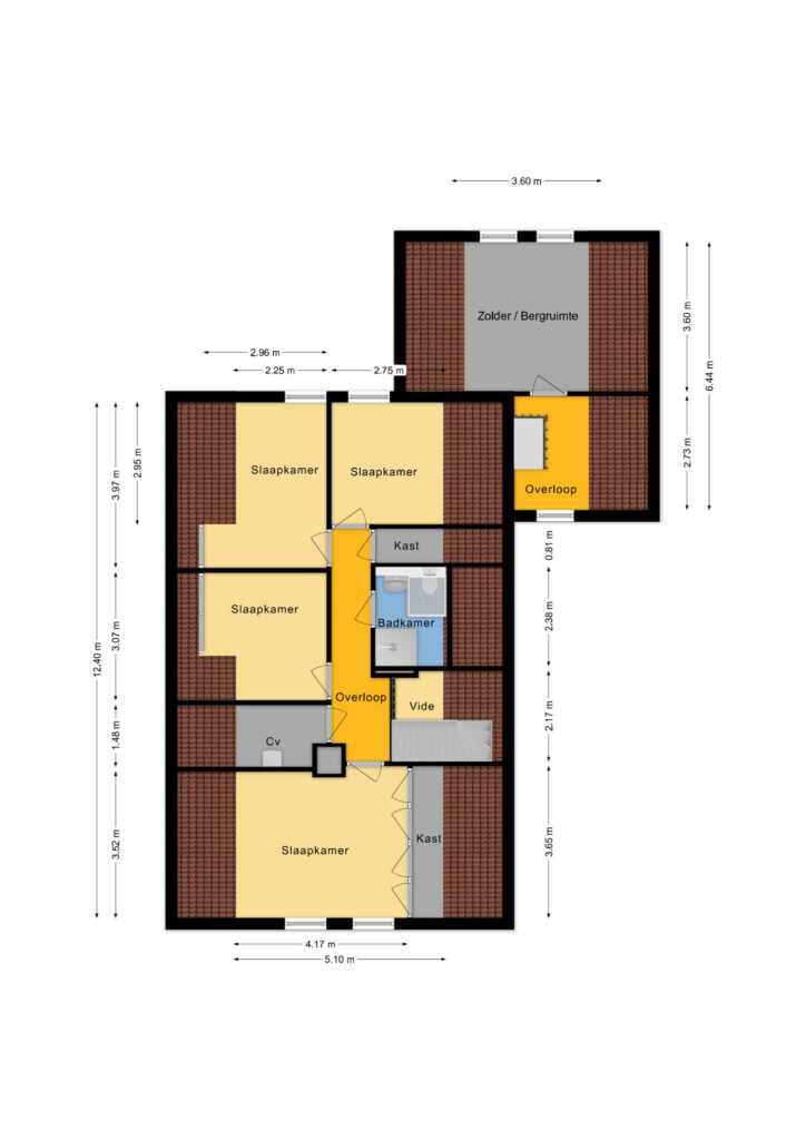 Plattegrond De Binnenhorst 12 - Hoogeveen – Plattegrond 4