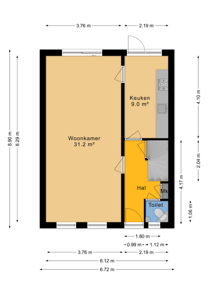 Plattegrond Rigel 29 - Hoogeveen – Plattegrond 6
