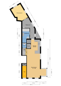 Plattegrond Hoofdweg 76 - De Krim – Plattegrond