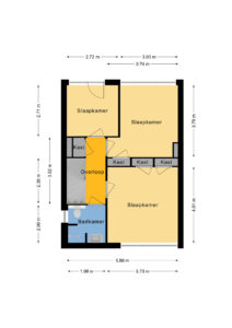 Plattegrond Rembrandtstraat 3 - Hoogeveen – Plattegrond 2